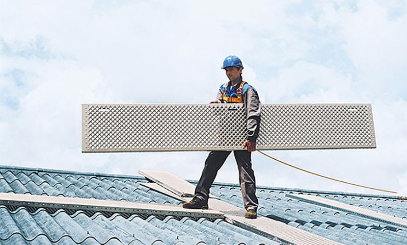 Chemin de toit fibrociment – stabilité et sécurité