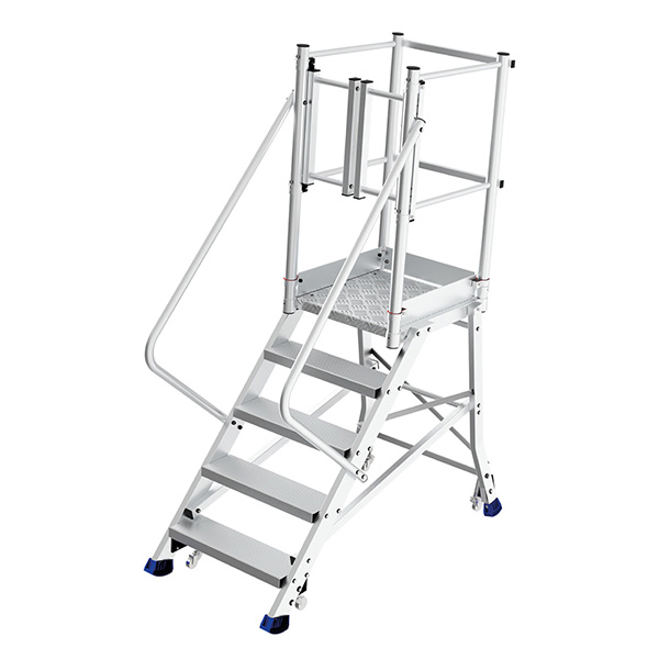 Piattaforma Lavoro Portatile Per Scale In Acciaio Inox 150 Kg - Pannello Per Pittori Ed Elettricisti