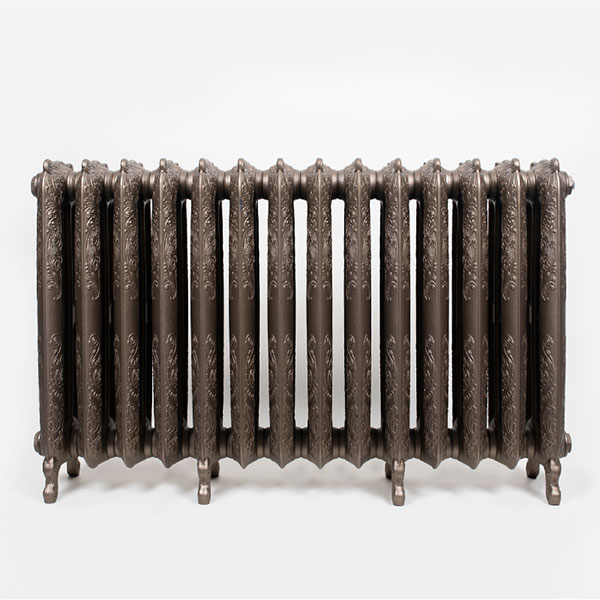 Oltre Radiator Rovall 1200 mm di lunghezza e oltre - Radiatore in ghisa colorato - Verde ...