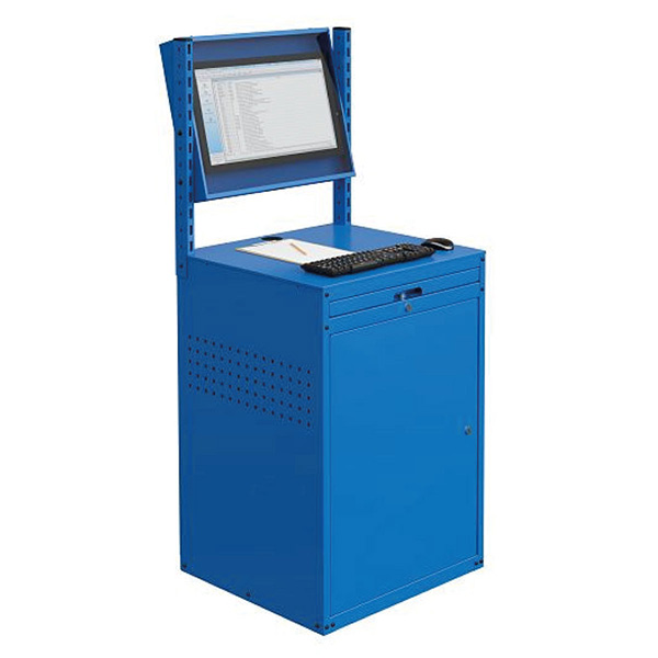 Rayon Informatique Armoire informatique atelier écran inclinable – confort visuel accru