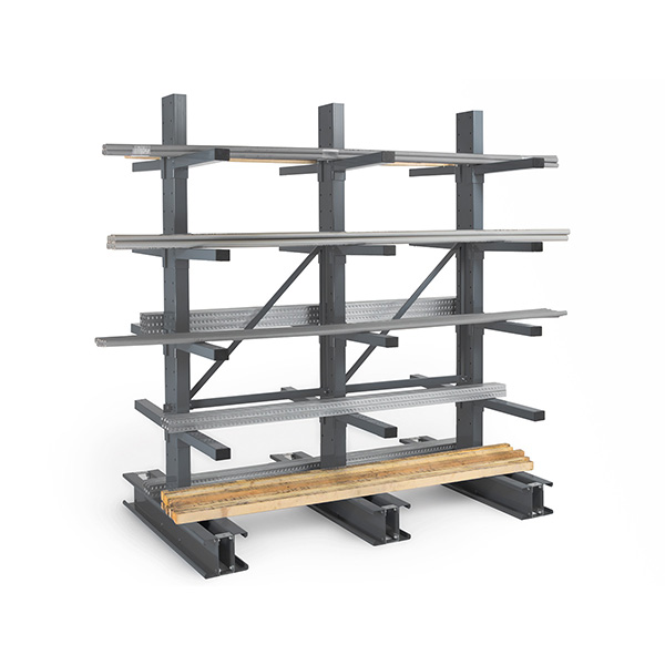 Two Face File Rack Rack mi-lourd double face 1500 mm – Profondeur 2400 mm