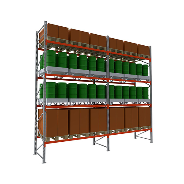 Par Excellence Rack Rack palette 4 niveaux 500kg max par palette - Longueur 2700mm