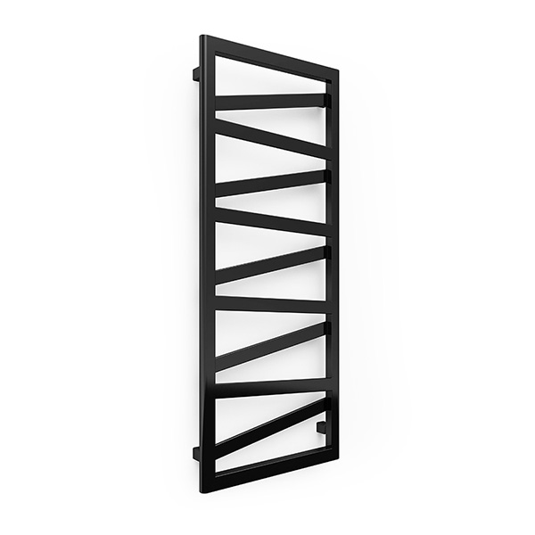 ZOYI Sèche-Serviettes Électrique Rotatif 180° - 82W, 220V - Acier Inoxydable Noir - Pour Salle De Bain