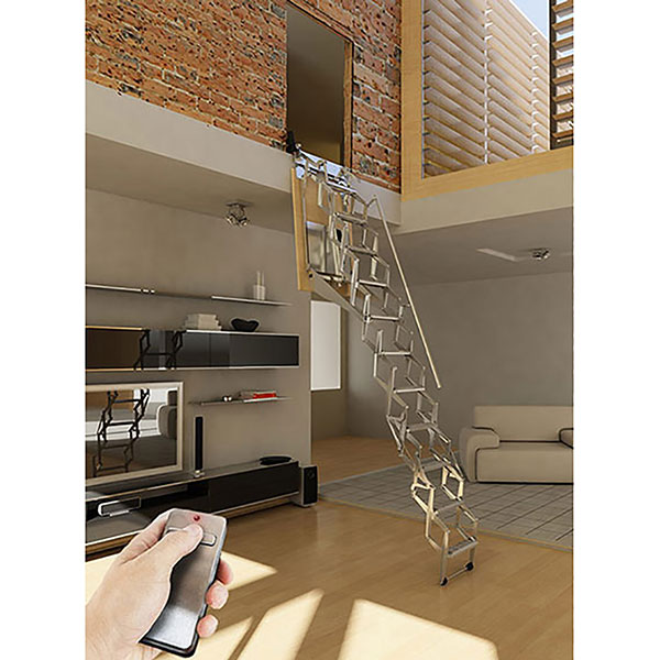 Elektrische ausklappbare Treppe mit Fernbedienung