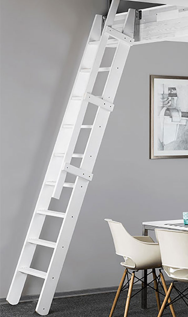 Klappbare Müllertreppe aus Holz 3.00m Lang